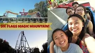 Six Flags Magic Mountain! - July 3, 2014 | fancyplusryan Vlog