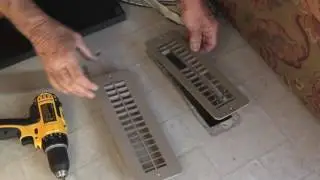 RV Heating: Replace Floor Register