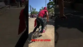 Fun 4th of July Session #itwasagoodday #flatlandbmx #bmxtricks #play #bmxstunts #tricks #flatland
