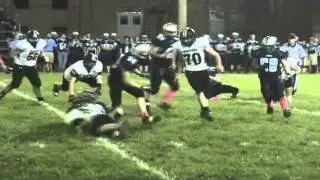Dalton Ratliff and Jacob Taylor combine for the sack - Athens 38, Sangamon Valley 13 (Final)