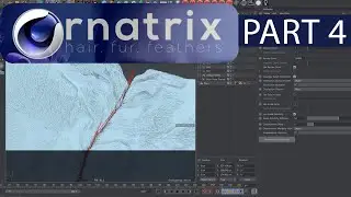 Ornatrix Cinema 4d tutorial. Part 4. Parting