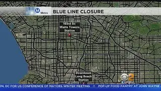 Stretch Of Metro Blue Line Service To Be Shut Down Starting Saturday