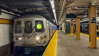 NYC Subway: (F) and (G) Local Trains @ 7th Avenue 