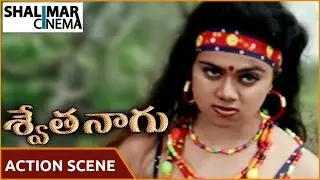 Swetha Naagu Movie || Abhinaya Sri Superb Action Scene || Soundarya, Abbas || Shalimarcinema