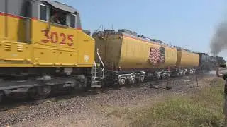 2019-07-23-3 UP Big Boy 4014 at Town Hall Rd. in Truax WI
