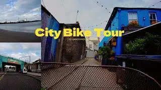 Cycling to Sandymount Beach, Dublin ⛱  City Bike 4K with Music
