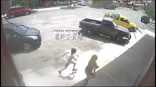 DELINCUENTE DESPOJA DE CAMIONETA Y OBLIGA A NIÑOS A BAJAR, LA SEGURIDAD DE DELICIENSES VULNERABLE
