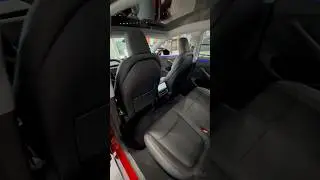 2026 Tesla Model Y Juniper Interior | Rear Seat | Moon Roof View