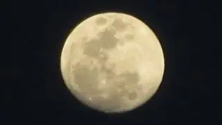Canon IXUS 265 HS Moon Zoom Test