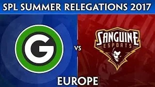SMITE Pro League EU Summer Qualifiers 2017 - Optimus Gang vs. Sanguine