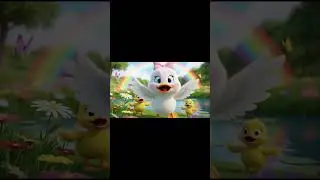 Daisy and Ducklings Kindness 💖🦆 | Be Kind Song for Kids | Cute Kids Poem | Shorts #kids #kidspoem