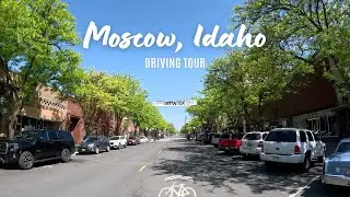 🌲 Downtown Moscow, Idaho Drive 🌲