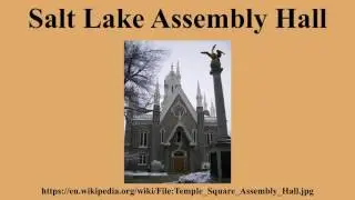 Salt Lake Assembly Hall