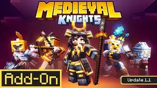 Дополнение Medieval Knights 1.1: эпические новые доспехи, оружие и слитки для Bedrock!