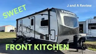 AMAZING FRONT KITCHEN LAYOUT! 2025 Forest River Flagstaff Super Lite 26FKBS