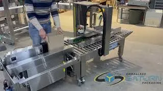 CASE IT SERIES  - STAINLESS STEEL CASE ERECTOR & SEALER COMBO