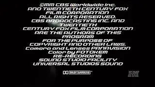 Carlton Cuse Productions/ Ruddy Morgan/ 20th century fox television/ CBS Productions (2000)