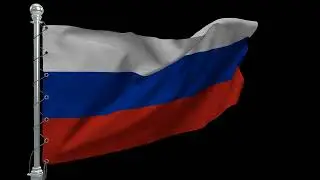 Russia Flag GIF Animation - Seamless HD Loop