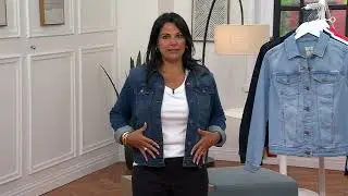 AnyBody Classic Denim Jacket on QVC