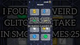 THE WEIRDEST GLITCH/MISTAKE IN SMOQ GAMES 25 #smoqgames25 #youtubeshorts #shorts