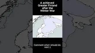 Greater Finland after the miracle of the Winter War #alternateuniverse #map #alternatehistory