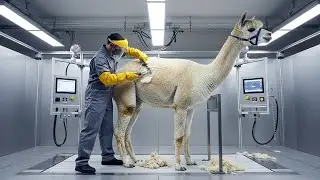 Inside the Alpaca Wool Factory ! How Million-Dollar Luxury Fiber Is Made ! Billion Factory Secrets