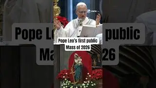 Pope Leo XIV celebrates his First Public Mass of 2026 on the Solemnity of Mary, Mother of God