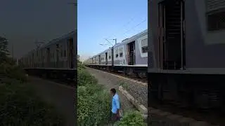 Acceleration of 3 phase EMU local train | Smooth and speedy acceleration