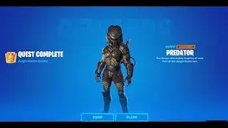 Defeat Predator Fortnite Jungle Hunter Challenges  How To Get Predator Skin ATIF GAMER