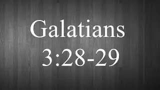 A look at Galatians 3:28-29 | TorahResource