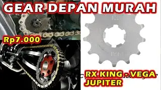 Rp 7.000 ⁉️ Gear Depan RX King Vega R Lama Old Jupiter Z Gear 428 10T 12T 13T 14T 15T Gir Motor