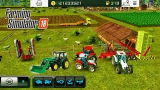 Sheep 🐑 Feeding in fs 16 - Time-lapse  Multiplayer - fs 16 mobile gameplay