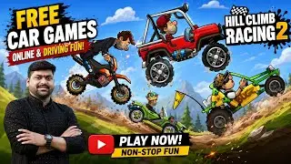 🚗 Hill Climb Racing | Free Car Games Online & Driving Fun! 🎮 #CarGames #HillClimbRacing #FreeCarGame
