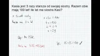 Kl 6. Równania i zadania tekstowe (1)
