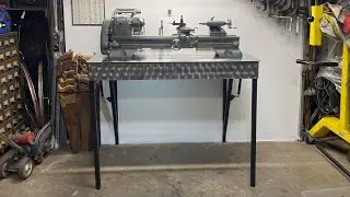 Building a Perfect Lathe Table for a Small Shop, part 1
