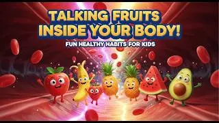 Talking Fruits Inside Your Body | Fun Healthy Habits for Kids