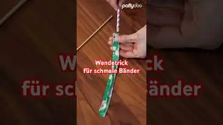 Wende-Trick f&uuml;r B&auml;nder mit Trinkhalm
