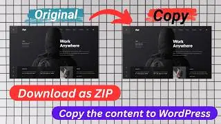WebCloner | Clone any website into ZIP or copy website content to WordPress
