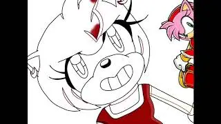 Amy Rose Redesign Speedpaint
