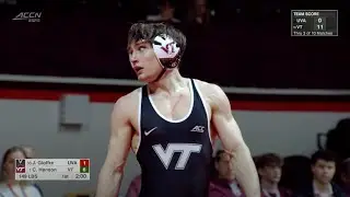 149lbs Caleb Henson (Virginia Tech)  vs Jack Gioffre (Virginia)