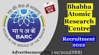 BARC Recruitment 2022 | Latest Job Update | Apply Now 🔥🔥 |