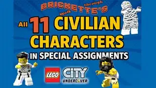 All 11 Civilians Locations in Special Assignments - How to Find them in LEGO City Undercover