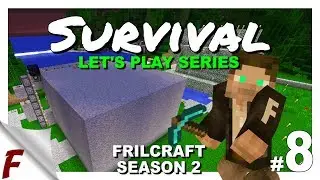 ✔️ Let's Play Minecraft Survival Series Video | Smooth Stone Generator | Episode 8