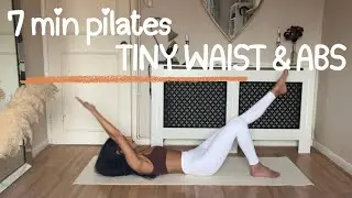 7MIN TINY WAIST & ABS WORKOUT// FLAT STOMACH AND SNATCHED WAIST// WORKOUT AT HOME 