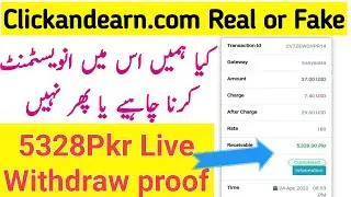 clickandearn.com review | clickandearn.com real or fake | clickandearn payment proof | New earning