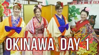 Okinawa DAY 1 💮 Kimono and Castles