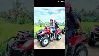 Main ATV di Bali #trendingshorts #bali #tourismindustry #waterfall