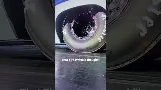 Drag slick tire wrinkle