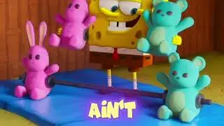 SpongeBob: big sponge🧽#sandycheekskarate #mermaidman 
