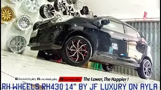 Modifikasi DAIHATSU AYLA Dengan RH WHEELS RH430 14